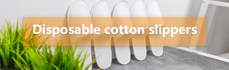 Disposable cotton slippers