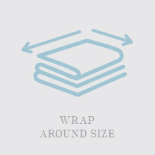 Wrap around size fluffy warm cozy towels