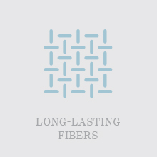 Long lasting ringspun fibers soft towels